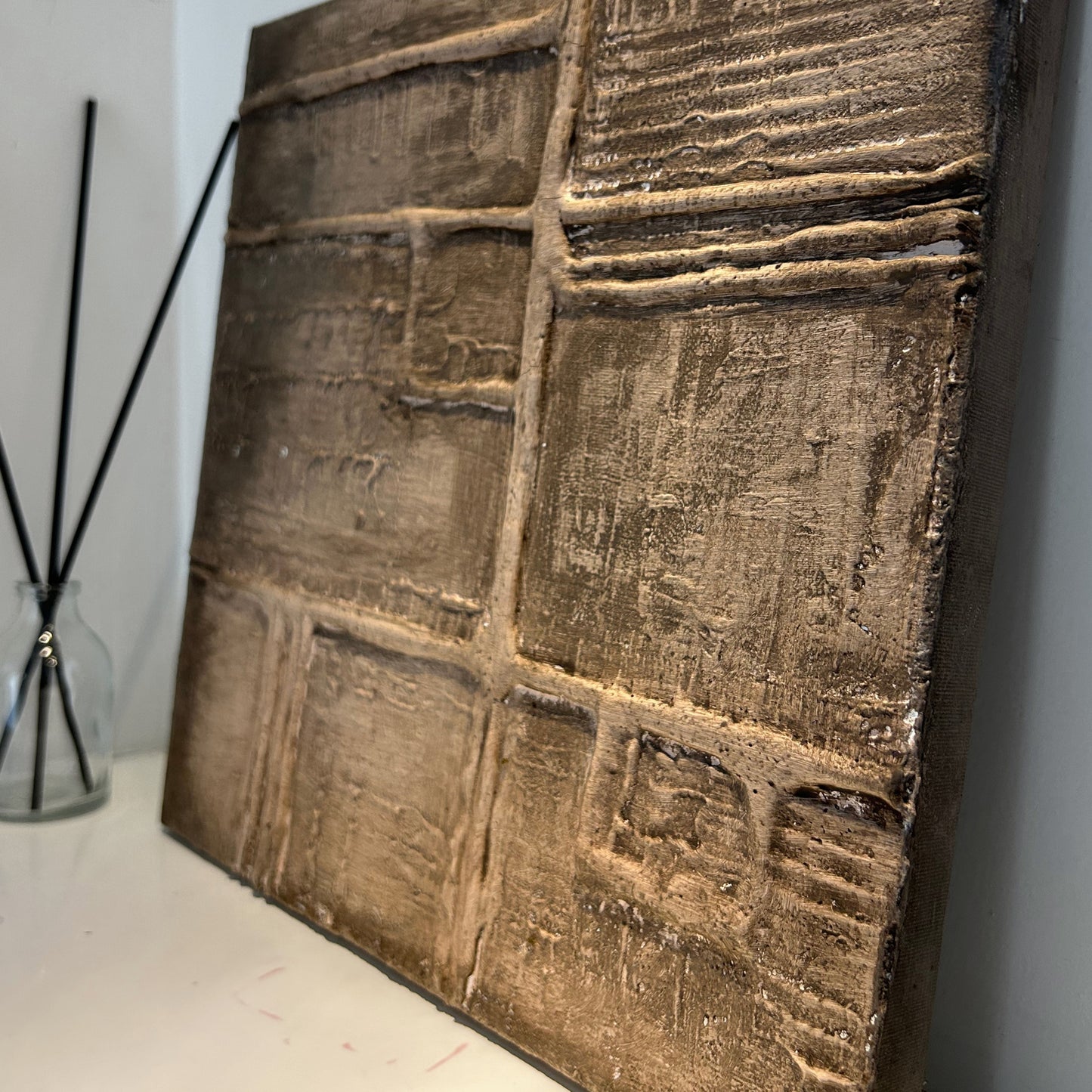 Japandi Wall Art – Earthy Sculptural Clay Wall Art