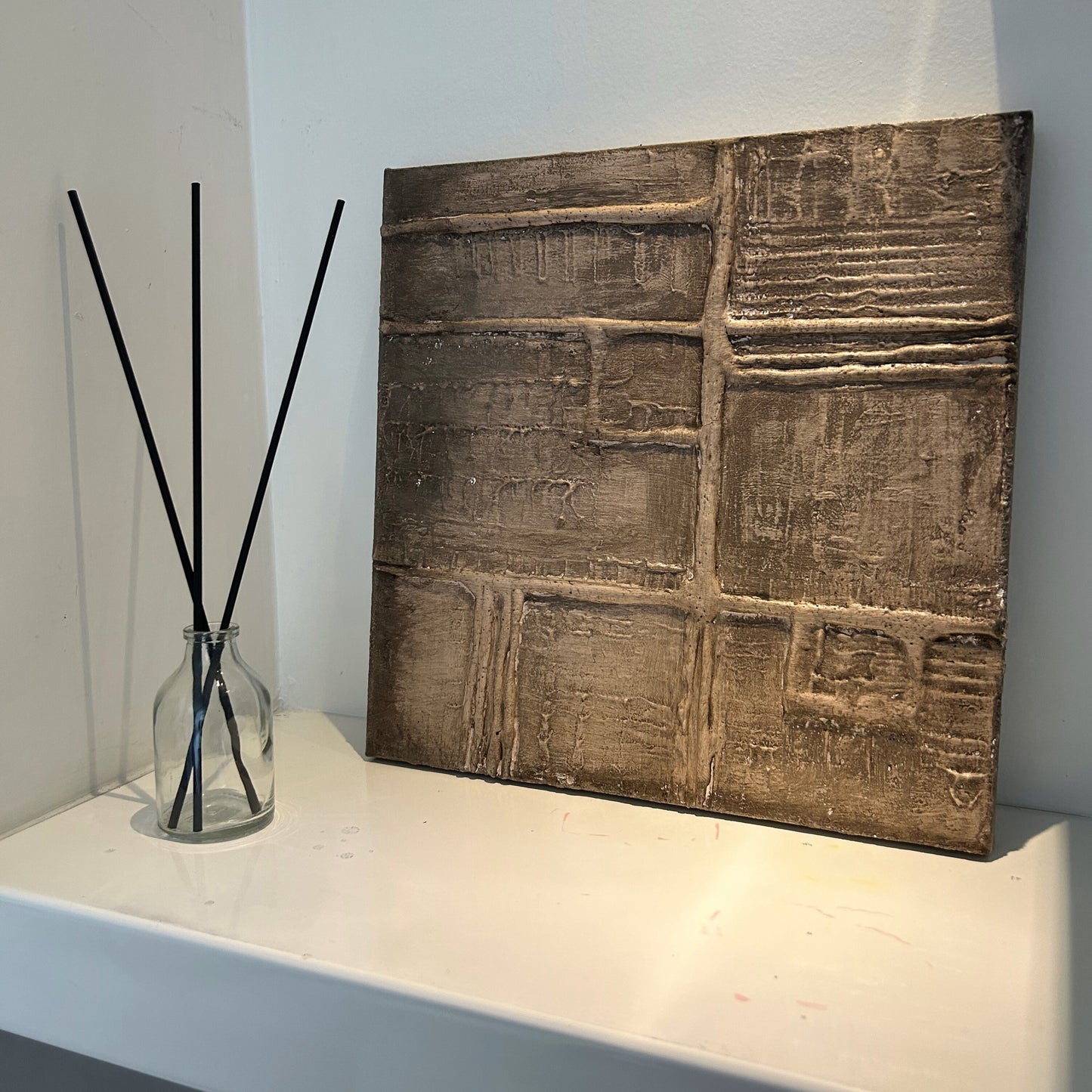 Japandi Wall Art – Earthy Sculptural Clay Wall Art